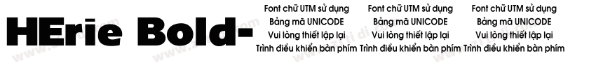 HErie Bold字体转换